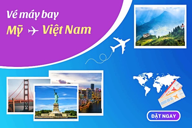 vé máy bay từ Mỹ về Việt Nam
