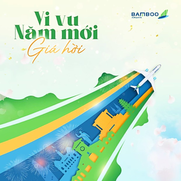Khuyến mãi Bamboo Airways đầu năm từ 19.000Đ