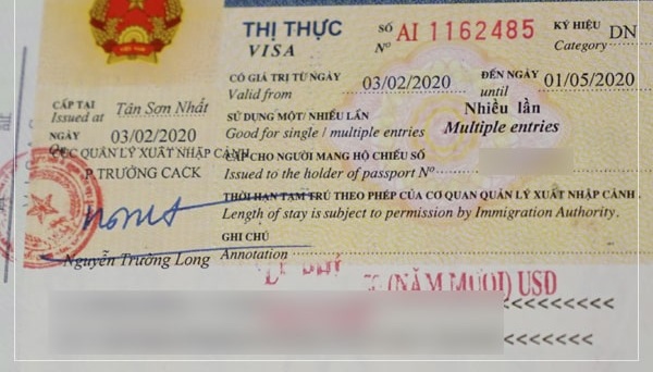 Cách xin visa Việt Nam cho người nước ngoài