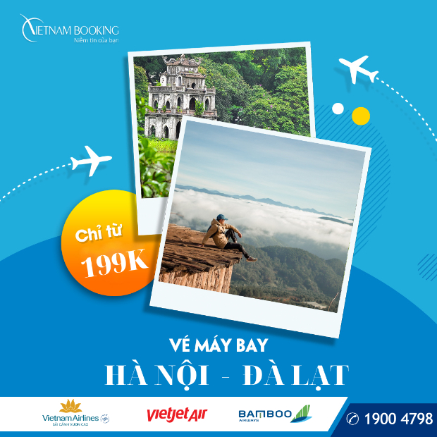 Vé máy bay từ Đà Lạt đi Hà Nội