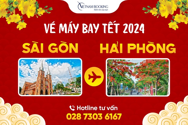 Vé máy bay Tết 2024 Sài Gòn đi Hải Phòng giá ưu đãi