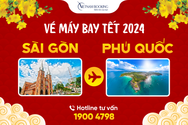 Vé máy bay Tết Sài Gòn đi Phú Quốc giá rẻ nhất